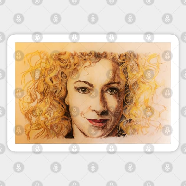 The ever lovely River Song Sticker by DustNox